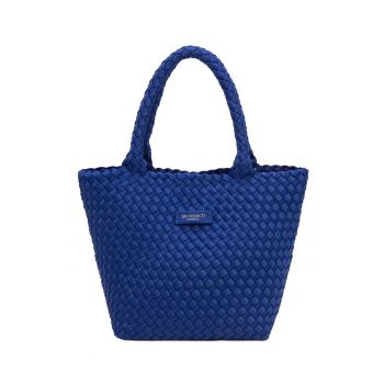 Geanta shopper tesuta Celeste - Albastru electric