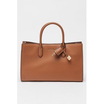 Geanta tote din piele Scarlett - Maro