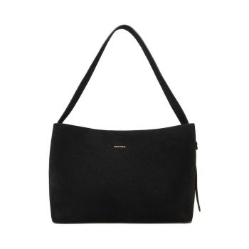 Geanta tote -  piele naturala - neagra - One Size INTL