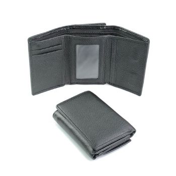 Portofel dama, 6600-16, piele naturala, Negru