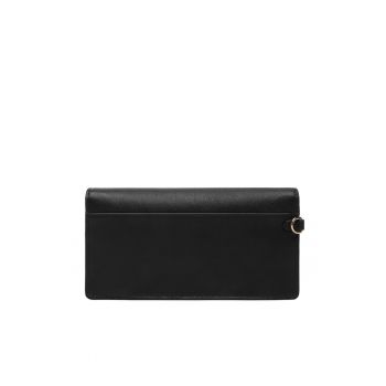 Portofel dama -  piele naturala - negru - One Size INTL