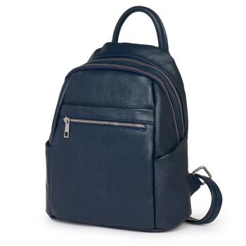 Rucsac dama din piele Jonathan bleumarin