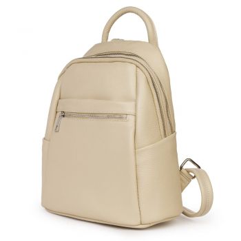 Rucsac dama din piele Jonathan crem