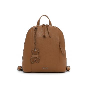Rucsac de piele ecologica cu accesoriu - Caramel