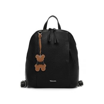 Rucsac de piele ecologica cu accesoriu - Negru
