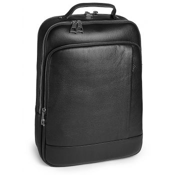 Rucsac pentru barbati ,8528-3, piele naturala, Negru