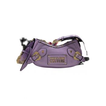 Geanta baguette din piele ecologica Biker Couture