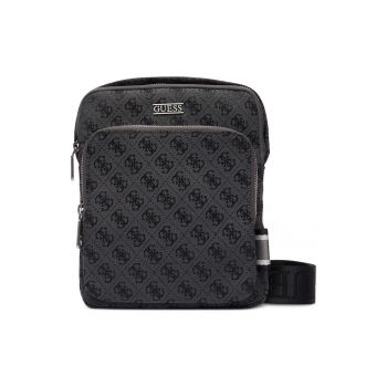 Geanta barbati -  neagra - imitatie piele - dimensiune universala