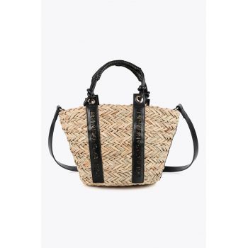 Geanta bucket cu bareta detasabila - Bej