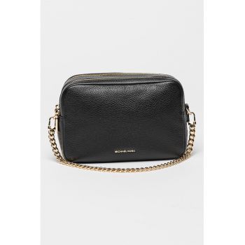 Geanta crossbody de piele Bryant - Negru