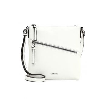 Geanta crossbody de piele ecologica Alessia - Alb