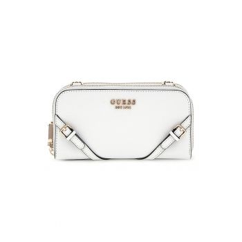 Geanta crossbody din piele ecologica - Alb