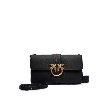 Geanta dama  Love One Classic Slo - neagra - din piele naturala