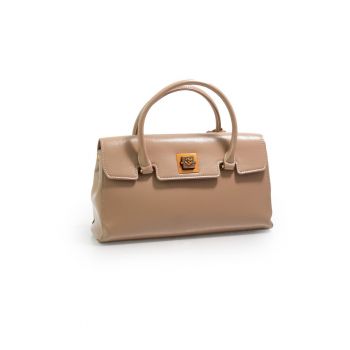 Geanta dama  model 3322 - piele naturala - maro - 30x15x10cm