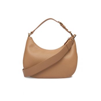 Geanta dama -  piele ecologica - bej - One Size INTL