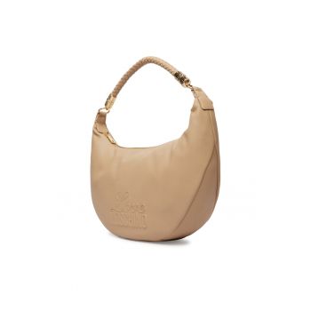 Geanta dama -  piele ecologica - bej - One Size INTL