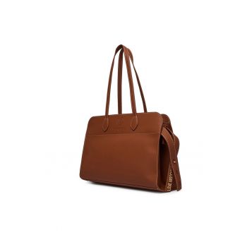 Geanta dama -  piele ecologica - maro - One Size INTL