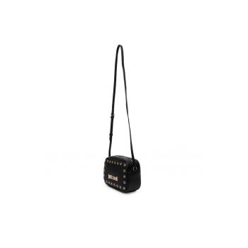 Geanta dama -  piele ecologica - negru - One Size INTL