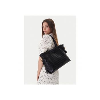 Geanta dama -  piele ecologica - negru - One Size INTL
