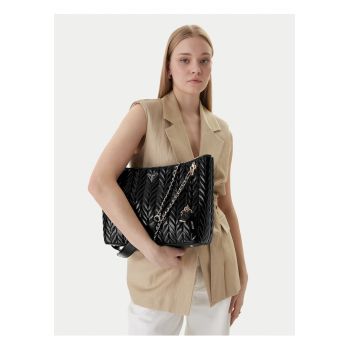 Geanta dama -  piele ecologica - negru - One Size INTL