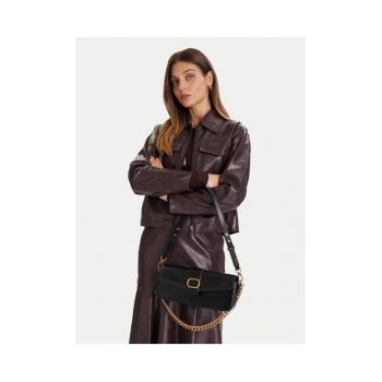 Geanta dama -  piele naturala - neagra - One Size INTL