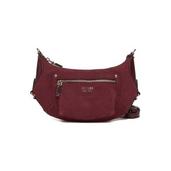 Geanta dama -  piele naturala - rosie - One Size INTL