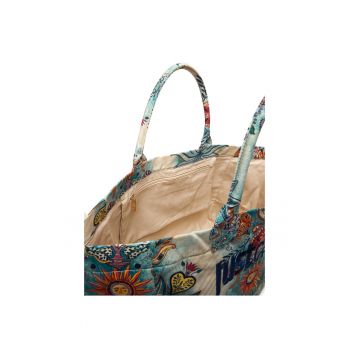 Geanta dama -  tkanina - bej - One Size INTL