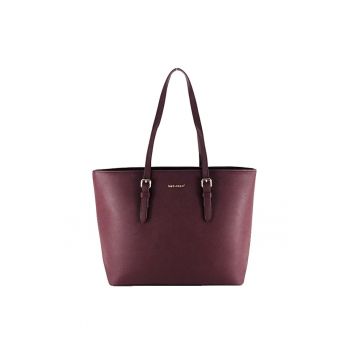 Geanta  de talie mare CM6738 - Visiniu - 28x34x14