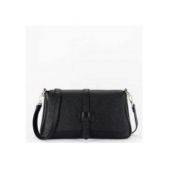 Geanta neagra din piele naturala 8903 127 19988 - Negru