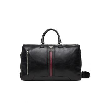 Geanta pentru barbati -  piele ecologica - negru - One Size INTL