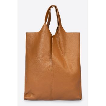 Geanta tote de piele