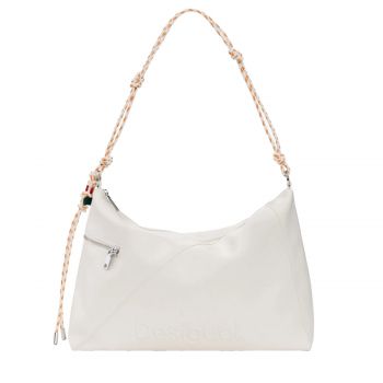 Large charm bag white