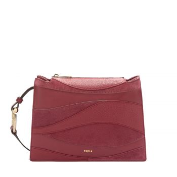 Nuvola s crossbody toni rubino