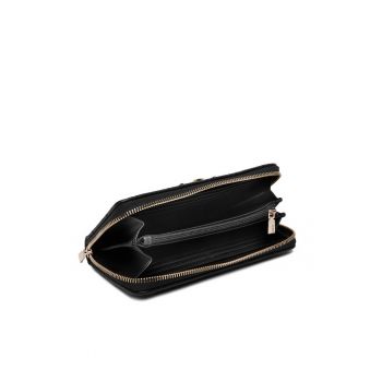 Portofel dama -  ecologic - negru - One Size INTL