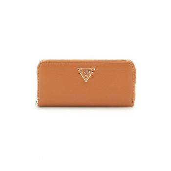 Portofel de piele ecologica cu bareta pentru incheietura Laureldwqfwdq - Maro scortisoara - 10x21x2