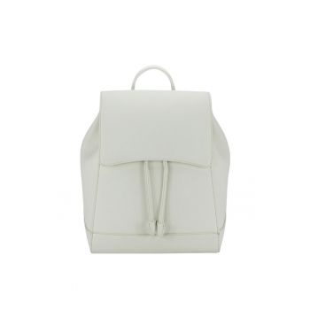 Rucsac dama alb cu clapeta B-DOS3563-3 119 7931 - Alb