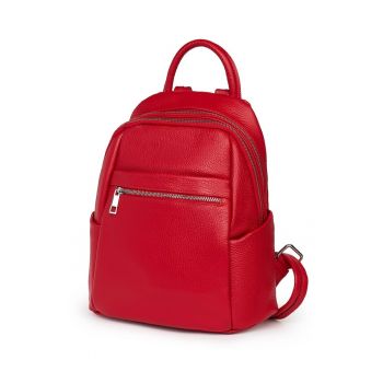 Rucsac dama din piele Jonathan rosu