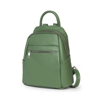 Rucsac dama din piele Jonathan verde menta