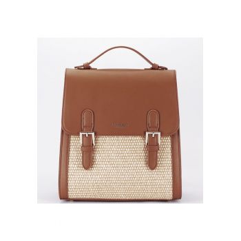 Rucsac roz deschis cu model impletit DHJ727-3 18 20091 - Maro