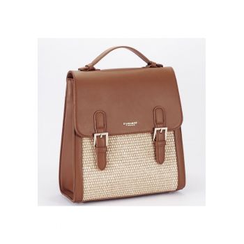 Rucsac roz deschis cu model impletit DHJ727-3 18 20091 - Maro