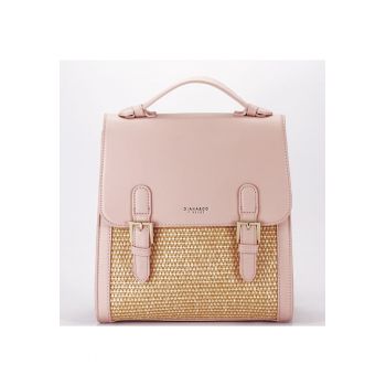 Rucsac roz deschis cu model impletit DHJ727-3 18 20091 - Roz