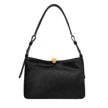 Sfera soft m shoulder bag pony vitello nero