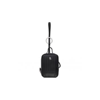 Breloc femei -  piele ecologica - negru - One Size INTL