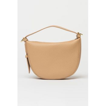 Geanta crossbody cu bareta ajustabila - Maro camel
