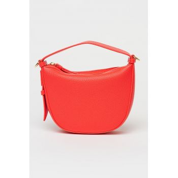 Geanta crossbody cu bareta ajustabila - Roz zmeuriu