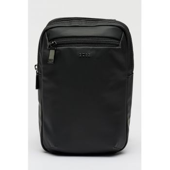 Geanta crossbody cu buzunar frontal Jace - Negru