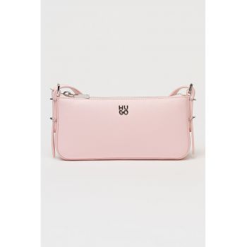 Geanta crossbody cu logo Neeko - Roz deschis