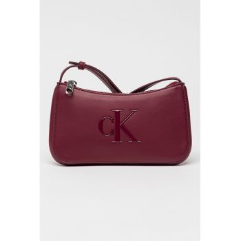Geanta crossbody de piele ecologica Bold - Visiniu inchis