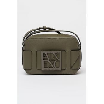 Geanta crossbody de piele ecologica Susie - Verde masliniu inchis