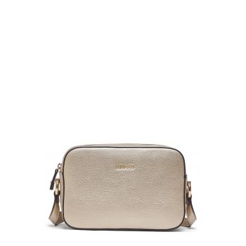 Geanta crossbody din piele ecologica - Auriu